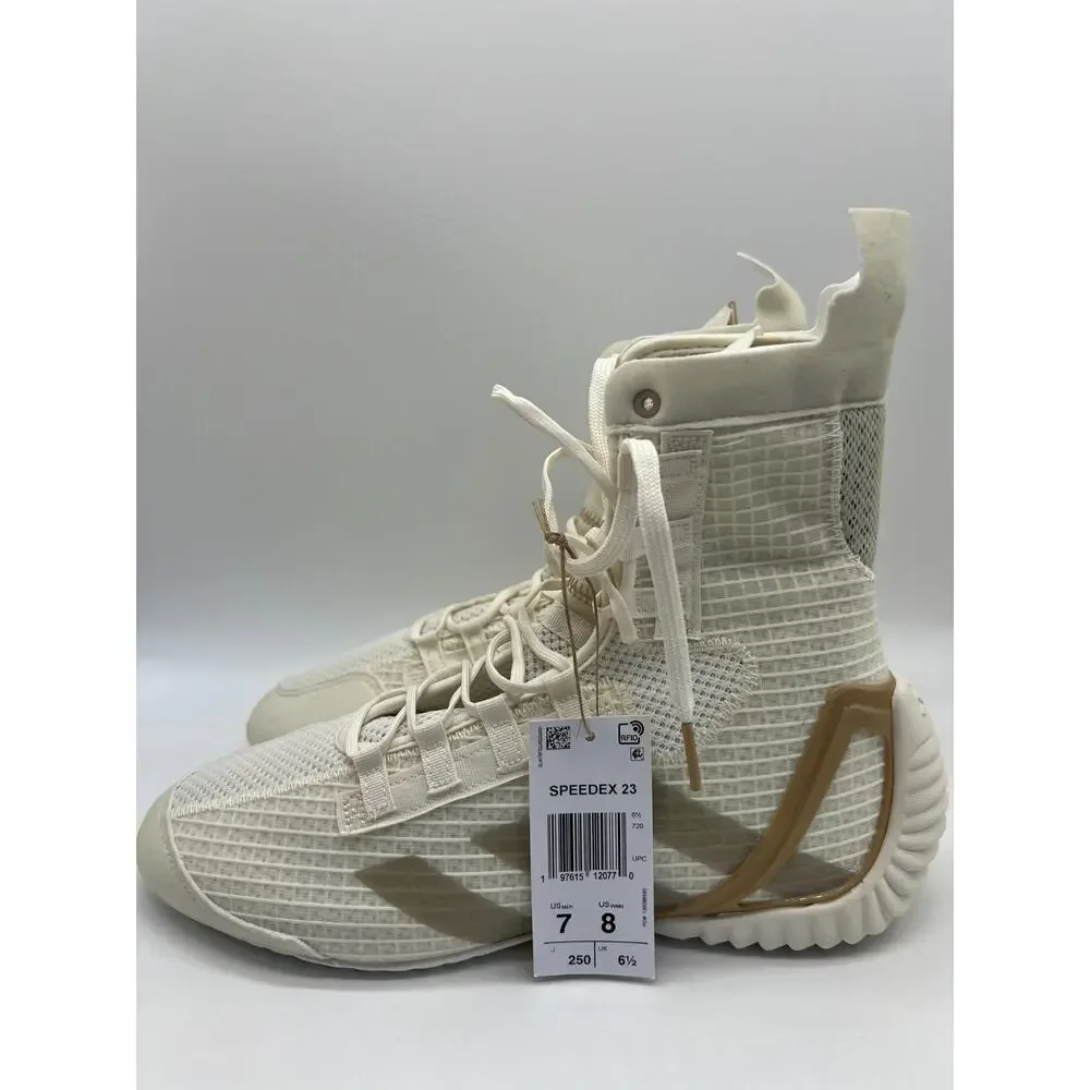 Adidas Boxing Shoes Speedex 23 Off White JH8822 Men's Size 7 New.